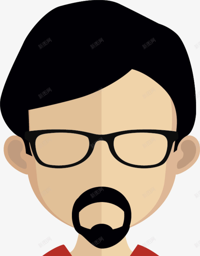 戴着眼镜的时尚中年男人png免抠素材_88icon https://88icon.com 中年男人 人物插画 大叔 戴着眼镜 时尚男人 留着胡子