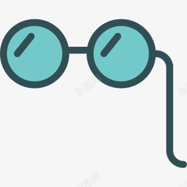 视觉眼镜图标图标