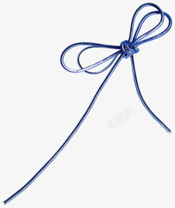 蓝色手绳素材
