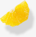黄色橘子片黄色橘子瓣图标图标