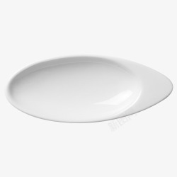 白色简约装饰餐具盘子素材