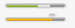 绿色进度条进度条高清图片