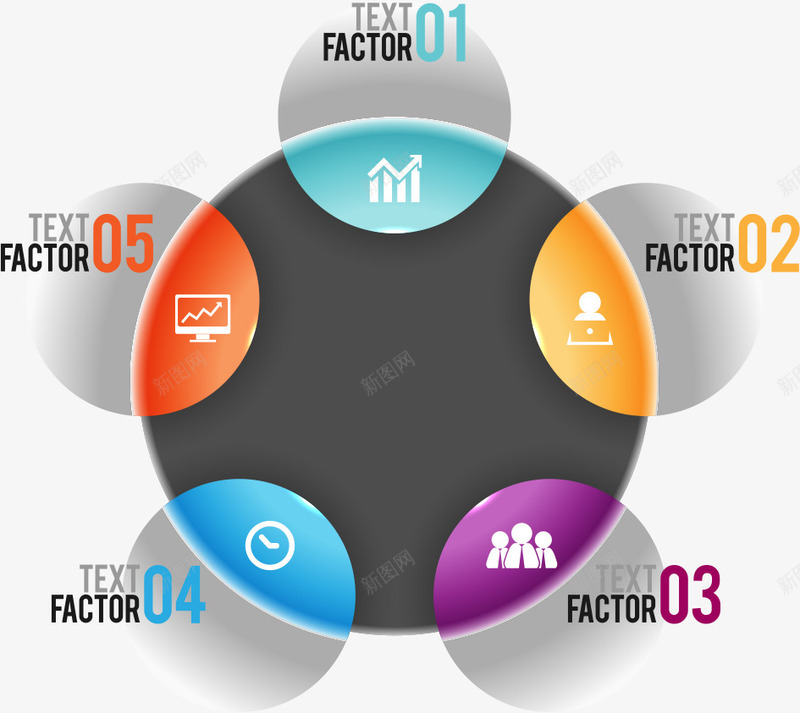 彩色立体球形png免抠素材_88icon https://88icon.com PPT图形 PPT图表 信息图表 商务信息 彩色立体球形 演示图形 立体信息图表