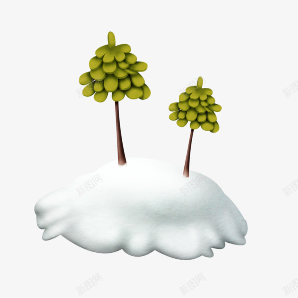 雪地上的树png免抠素材_88icon https://88icon.com 树 雪 雪地 雪地上的树图案