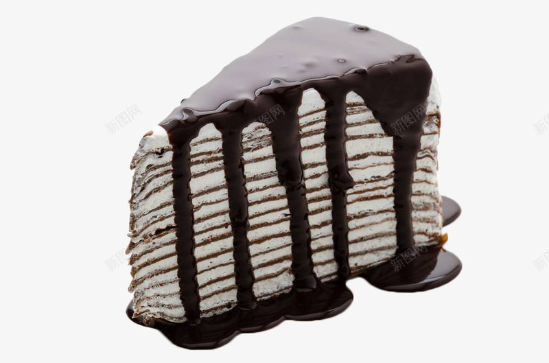 棕色手绘千层巧克力蛋糕png免抠素材_88icon https://88icon.com 千层蛋糕 奶油蛋糕 巧克力 巧克力浆 棕色 甜品 甜食 零食 食品
