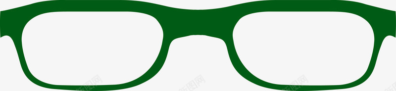 绿色眼镜png免抠素材_88icon https://88icon.com 卡通眼镜框 卡通镜框 墨绿色眼镜 墨镜 墨镜框 眼镜框 矢量眼镜框 绿色 镜框
