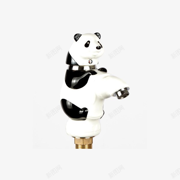 儿童卫浴卡通熊猫陶瓷冷热面盆龙png免抠素材_88icon https://88icon.com 产品实物 单把单孔卫浴 卡通 龙头