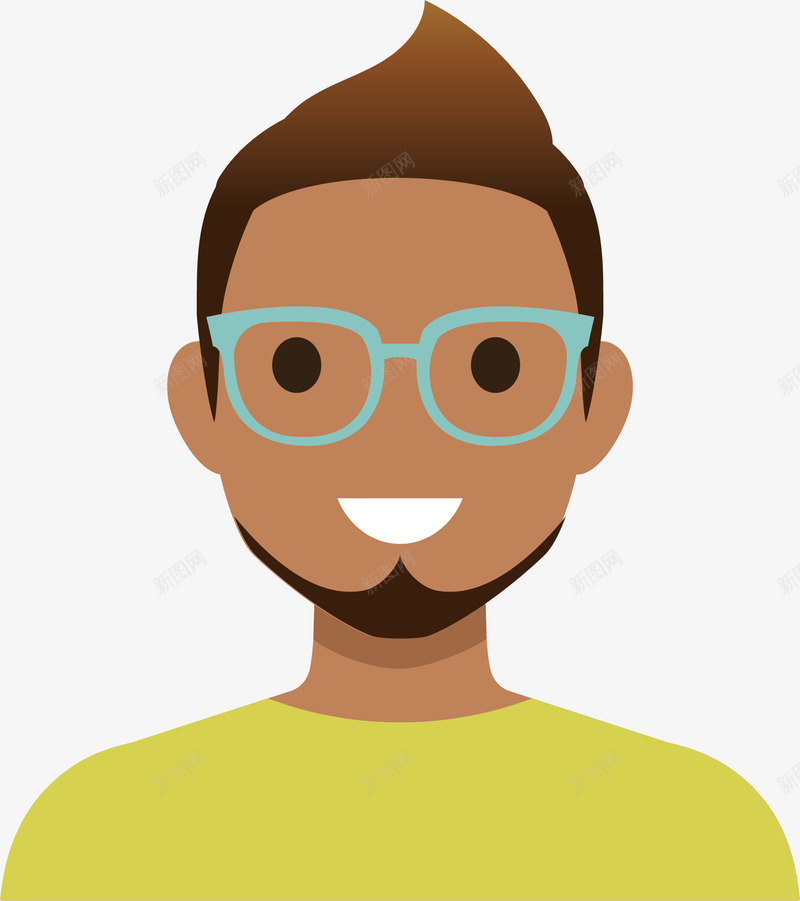 戴眼镜的人png免抠素材_88icon https://88icon.com 卡通 卡通面部 镜框 面部 面部模特 面部特写 面部表情