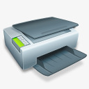 电子设备打印机无纸化打印设备图标图标
