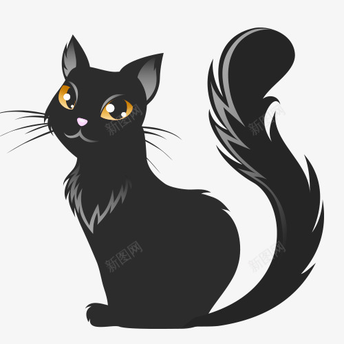 卡通猫咪psd免抠素材_88icon https://88icon.com 免抠素材 热搜图 猫咪矢量卡通图 精美素材