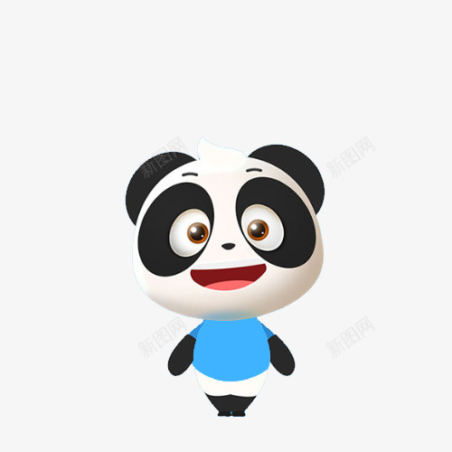 可爱小熊猫png免抠素材_88icon https://88icon.com 创意 可爱 手绘 熊猫