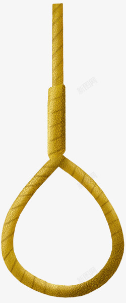 黄金色绳子素材