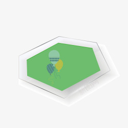 卡通玻璃贴图素材