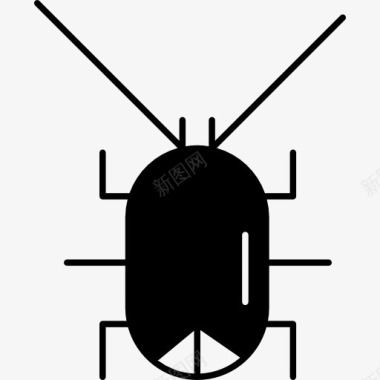 小强蟑螂的动物图标图标