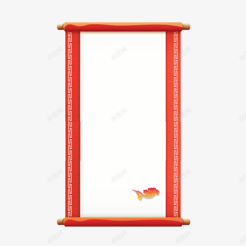 红色喜庆边框节日元素psd免抠素材_88icon https://88icon.com 喜庆 平面 方形 红色 节日 设计 质感 边框