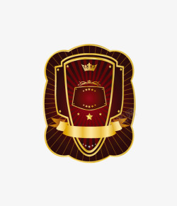 复古优质金色优质复古徽标图标高清图片