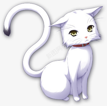 卡通八色猫咪png免抠素材_88icon https://88icon.com 卡通 色猫