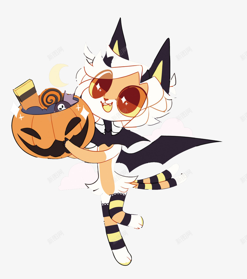 万圣节猫咪矢量图eps免抠素材_88icon https://88icon.com PNG图片 PNG图片素材 PNG素材 PNG素材免费下载 万圣节 南瓜 猫咪 矢量图