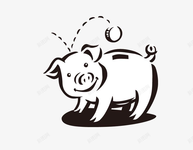 可爱的卡通小猪矢量图ai免抠素材_88icon https://88icon.com 卡通 卡通可爱 卡通矢量 可爱 可爱卡通 矢量卡通 矢量可爱 矢量图