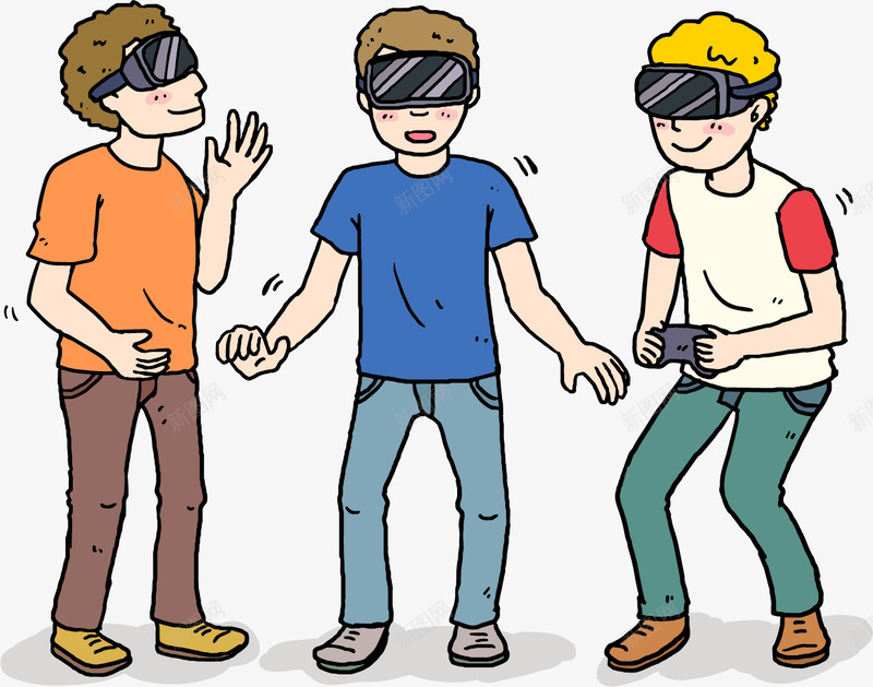 新科技产品用户体验png免抠素材_88icon https://88icon.com VR眼镜 产品体验 用户体验 科技 科技产品