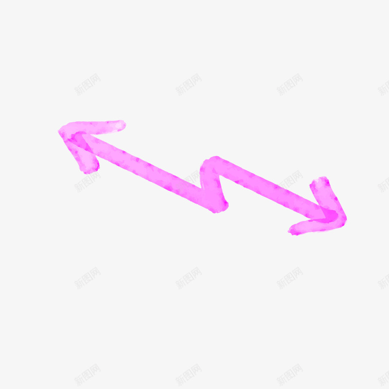 卡通装饰手绘箭头矢量图eps免抠素材_88icon https://88icon.com 创意箭头 卡通箭头 左右双箭头符号 手绘红色箭头 矢量箭头 箭头 箭头免抠 矢量图