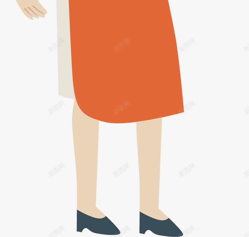 橘色围裙的烘焙师png免抠素材_88icon https://88icon.com 厨娘 女厨师 橘色围裙 烘焙师 餐厅大厨