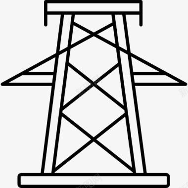 108塔电塔图标图标