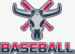 公牛logo棒球俱乐部队标高清图片