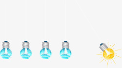 灯泡创意节能灯素材