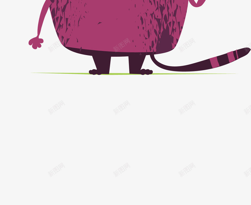 紫色大脸猫png免抠素材_88icon https://88icon.com 卡通礼貌 大脸猫 打招呼的猫 猫咪 矢量素材 紫色