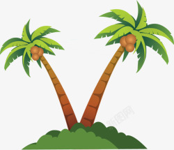 热带椰子树素材