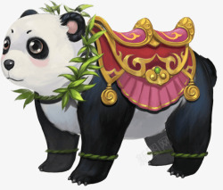 panda熊猫卡通熊猫素材