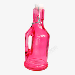 粉色玻璃瓶素材