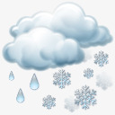 雨夹雪天气png免抠素材_88icon https://88icon.com sleet 雨夹雪