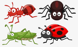 甲壳虫昆虫卡通动物装饰高清图片
