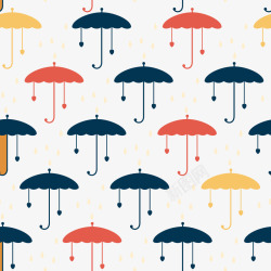 卡通装饰性背景雨伞矢量图高清图片