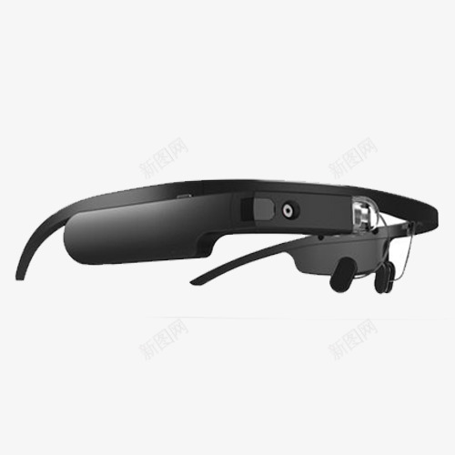 实体智能眼镜png免抠素材_88icon https://88icon.com 智能 智能眼镜 科技产物 科技发展 高科技 黑色智能眼镜
