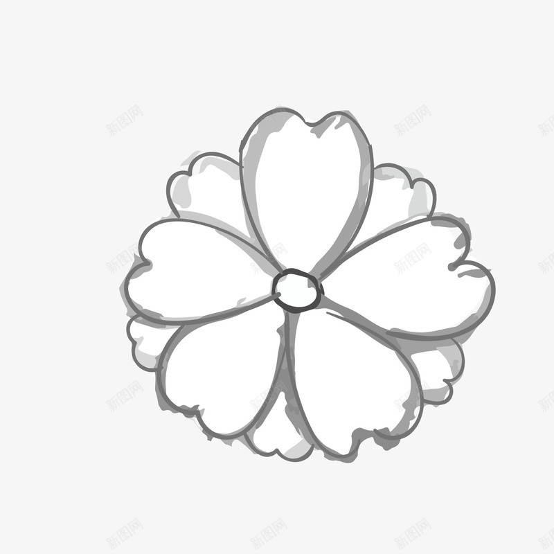 手绘黑白线描花卉装饰矢量图eps免抠素材_88icon https://88icon.com 矢量花卉 线描 线描花卉 花卉 花卉矢量 装饰 装饰矢量 黑白 矢量图