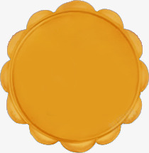 创意元素黄色太阳花造型素材