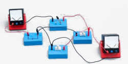 教学器材物理电流实验高清图片