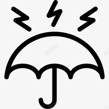 低价大风暴伞图标图标