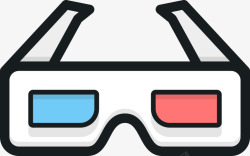 3D眼镜素材