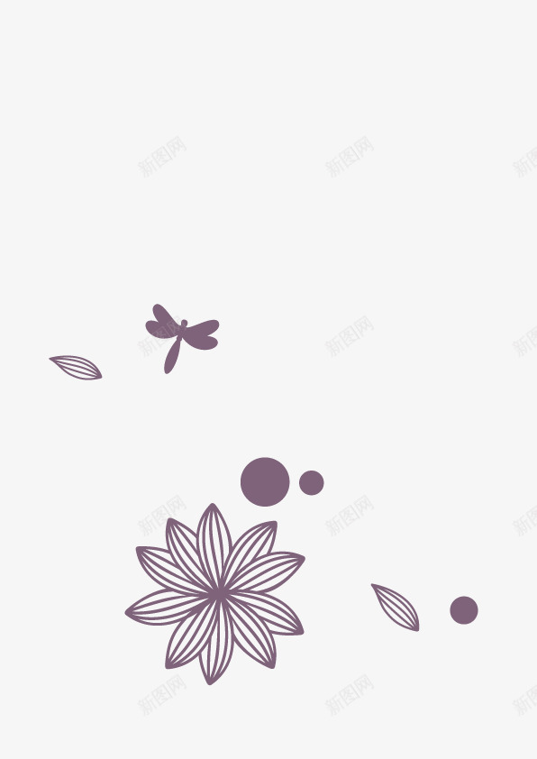 蜻蜓矢量图ai免抠素材_88icon https://88icon.com 卡通 圆 昆虫 花瓣 矢量图