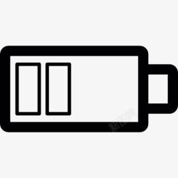 电池中的电荷电话电池图标高清图片