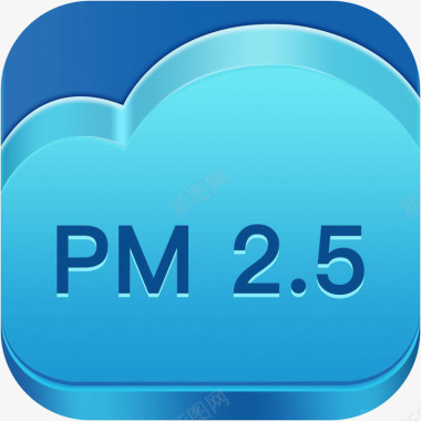 手机聊吧社交logo应用手机PM25实时监测仪天气logo图标图标