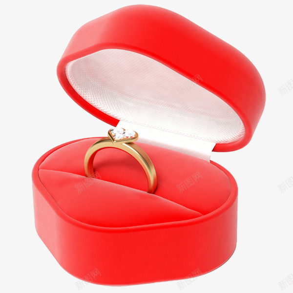 心形戒指盒png免抠素材_88icon https://88icon.com 心形 戒指和 爱情 红心