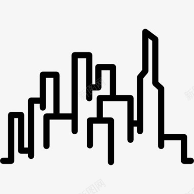 城市建设市图标图标