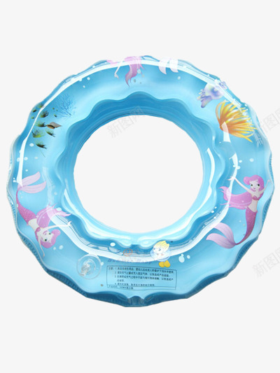 蓝色儿童游泳圈png免抠素材_88icon https://88icon.com 大海 游泳圈 蓝色