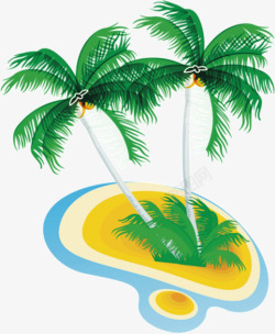 热带风情椰子树素材