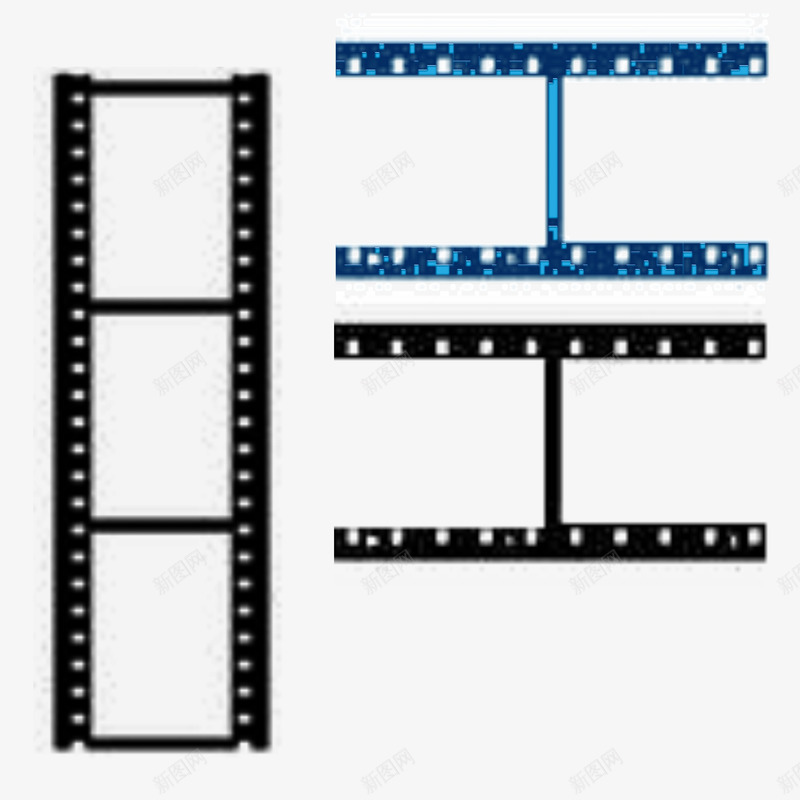 电影元素png免抠素材_88icon https://88icon.com 复古 怀旧 电影 电影带 胶带 胶带轮